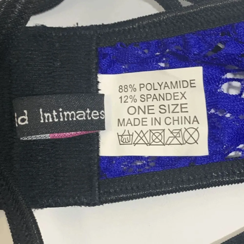 World Intimates 3 Piece Lingerie Set Blue Size undefined - Image 6