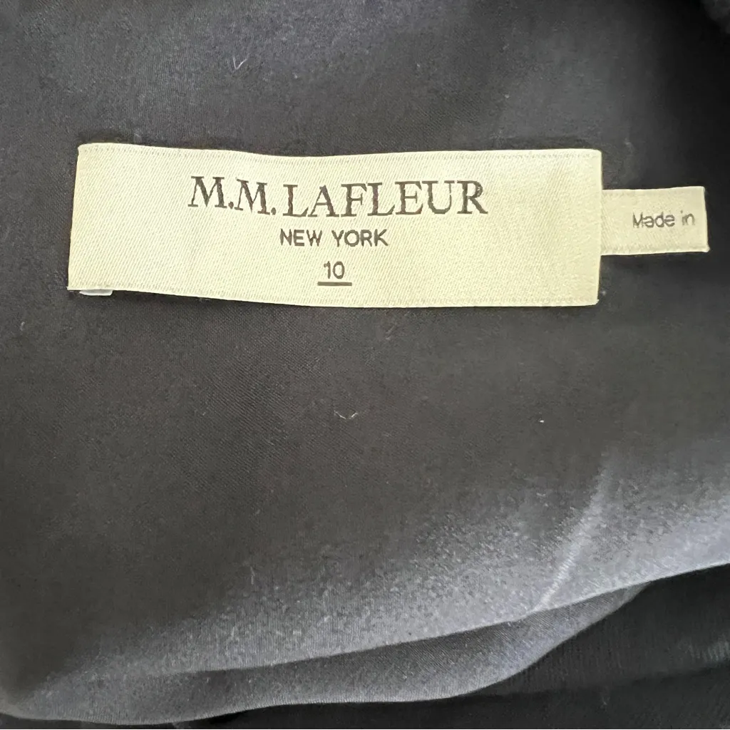 M.M.LaFleur Constance Everyday Twill Dress Navy Night Size 10 Career Sheath - Image 9