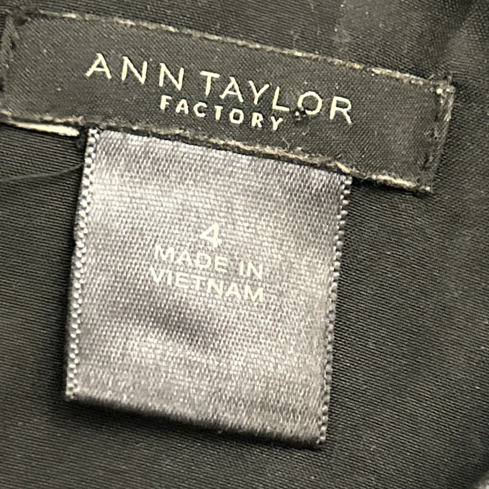 Ann Taylor Dress Womens 4 Blue Boucle Knit‎ Mini Shift Fringe Glitter Sleeveless - Image 4