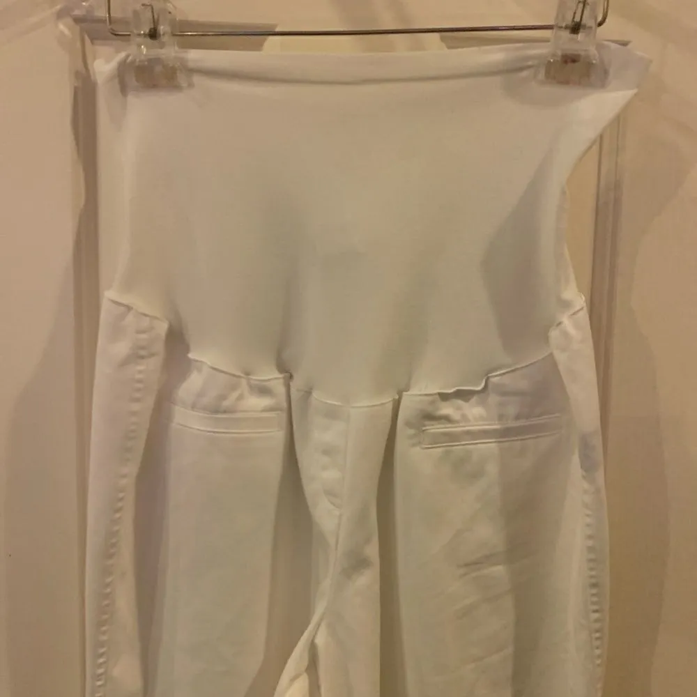 Duo Maternity White Capri Pant White Size undefined - Image 4
