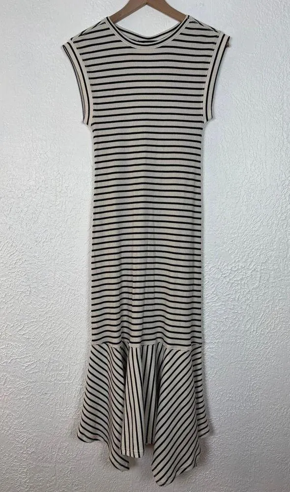 Daily Practice Anthropologie Highline Short Sleeve Maxi Dress NWT Size Small - Image 3