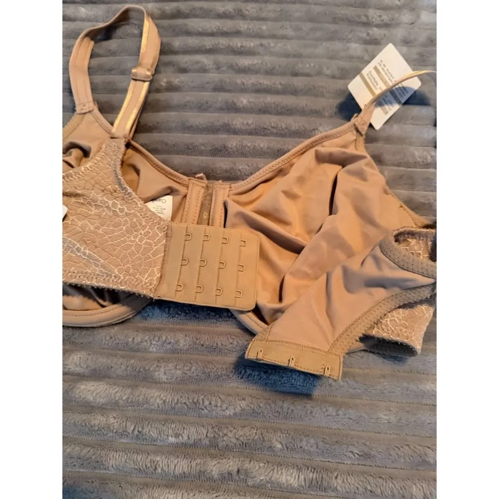 NEW Chantelle 32DDD Magnifique Seamless Unlined Underwire Minimizer Bra Nude - Image 7