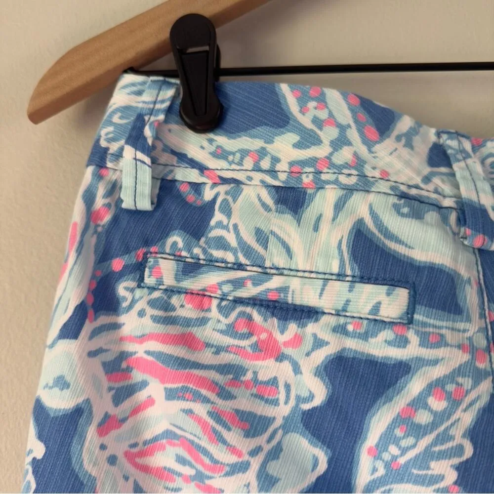 Lilly Pulitzer The Callahan Short Seashell Beach Print Button Zipper Pockets EUC - Image 4