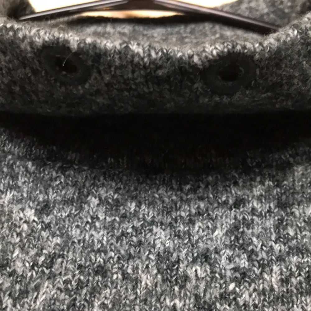 LOFT Women’s Alpaca Blend Gray Knit Cowl Neck Wide Long Sleeve Sweater - Image 4