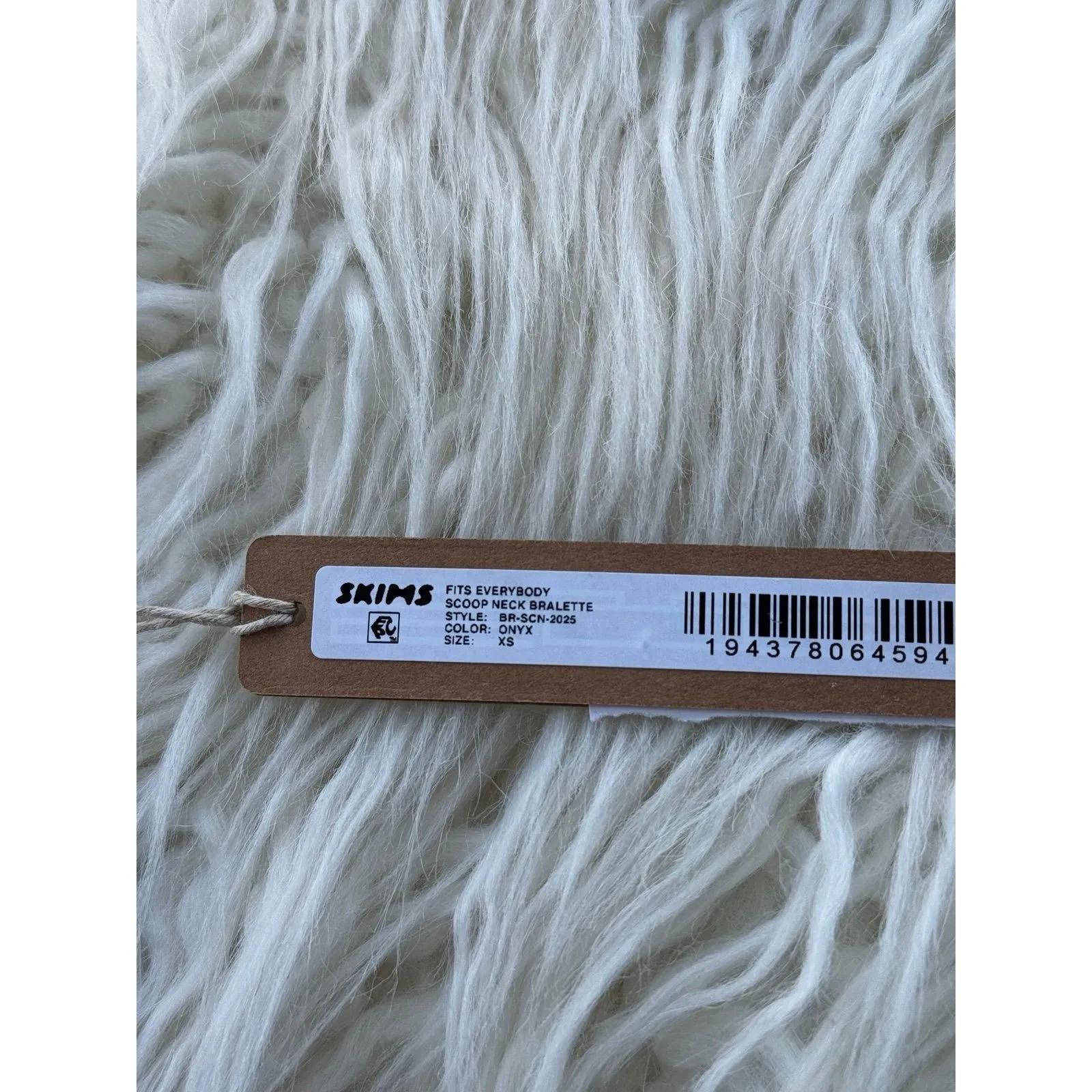 Skims Fits Everybody Scoop Neck Bralette Onyx Size XS - Image 7