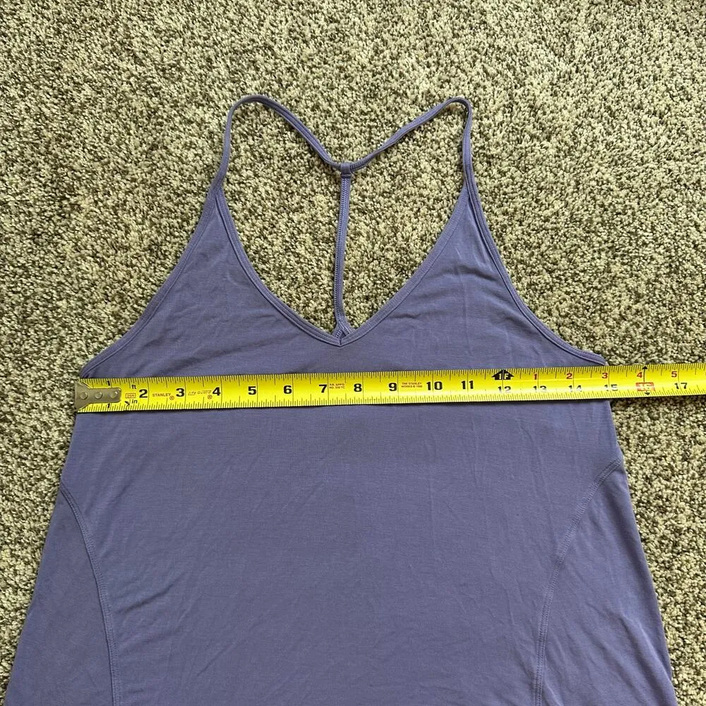 Lululemon purple sleeveless tie back spaghetti strap tank top - Image 9