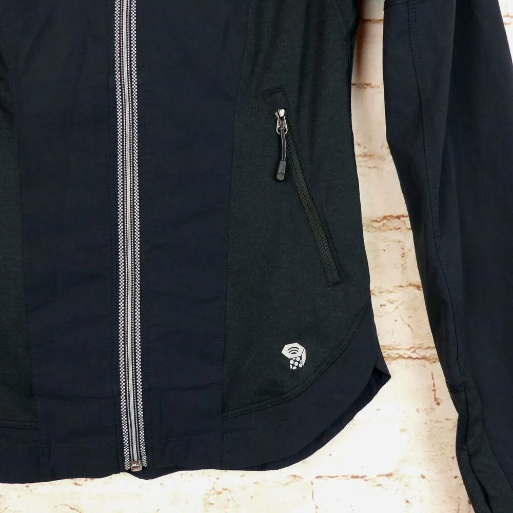 Mountain Hardware Running Jacket Women S Black Mighty Power Hybrid Zip Reflector - Image 6
