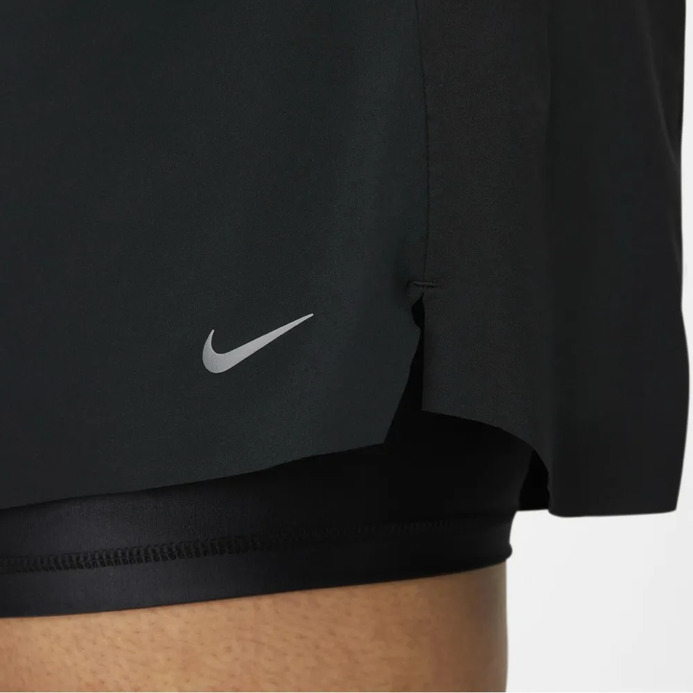 Shorts Built In Biker 2-in-1 Swift Dri-FIT MR 3” Cellphone Pocket Black - Image 13