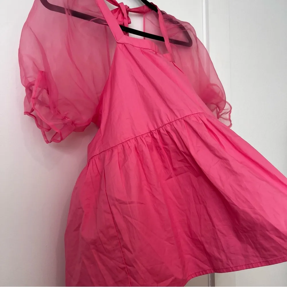 Tuckernuck Pomander Place Tinsley Top Women’s Bubblegum Pink Blouse Size M - Image 9