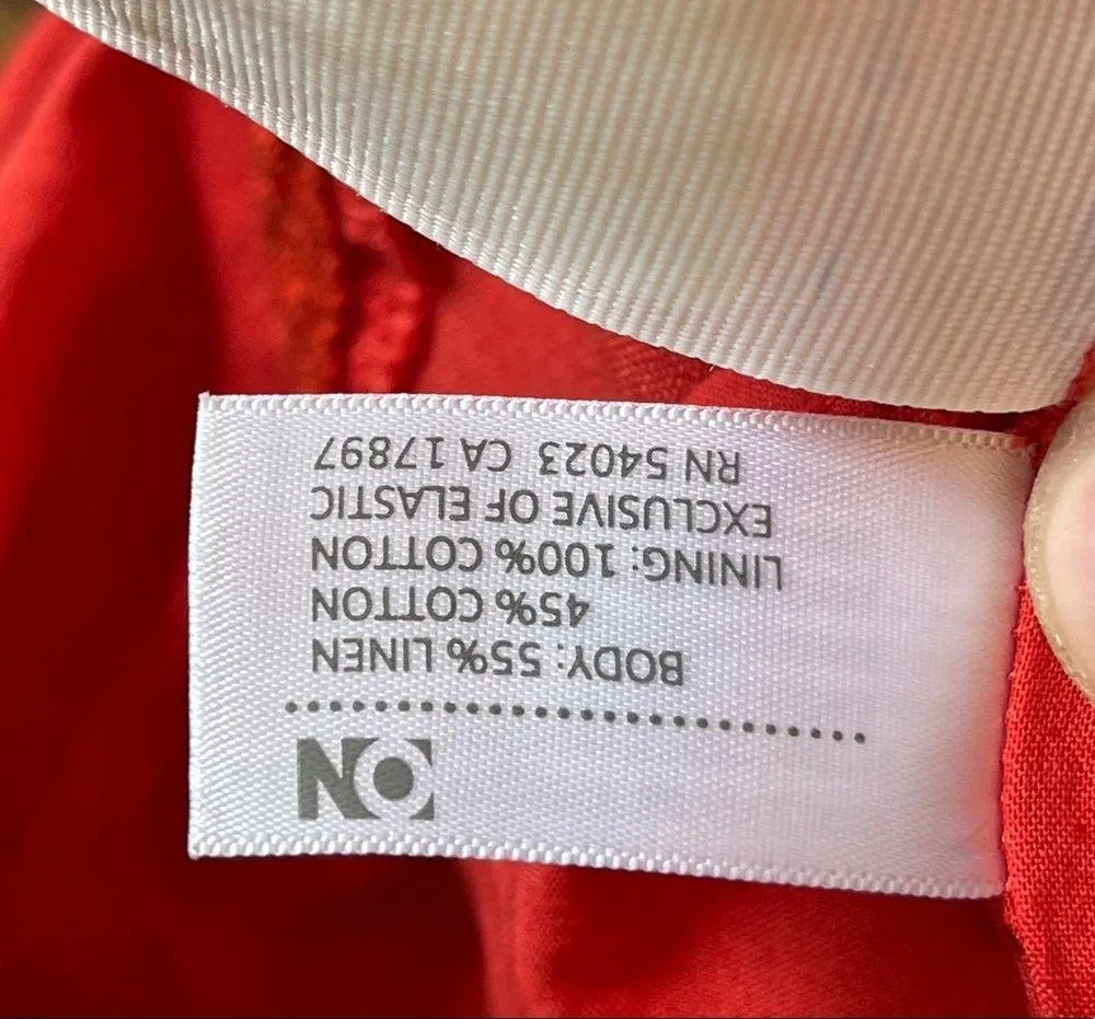 Old Navy Strapless Dress Red - Image 9