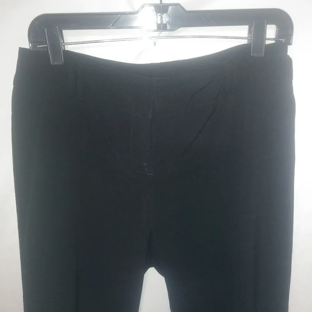 NY & Co. 8P 31x29 Black Stretch Dress Pants Petite Funeral; - Image 3