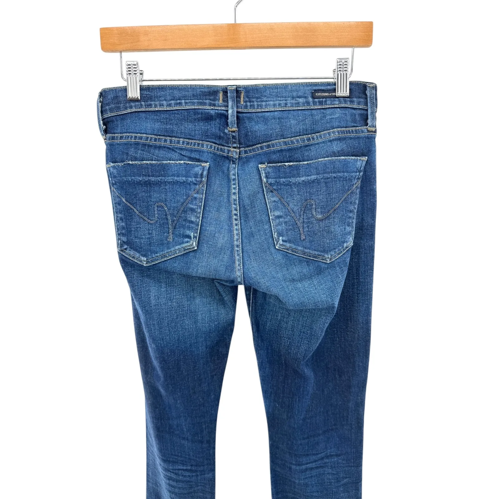 Citizens of Humanity Ava Low Rise Straight Leg‎ Jeans Womens Size 27 Blue Denim - Image 4