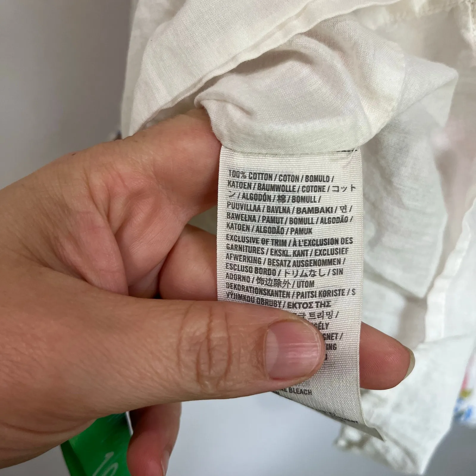 Hollister Floral Babydoll Dress White Size S Mini Cottagecore Coquette - Image 8