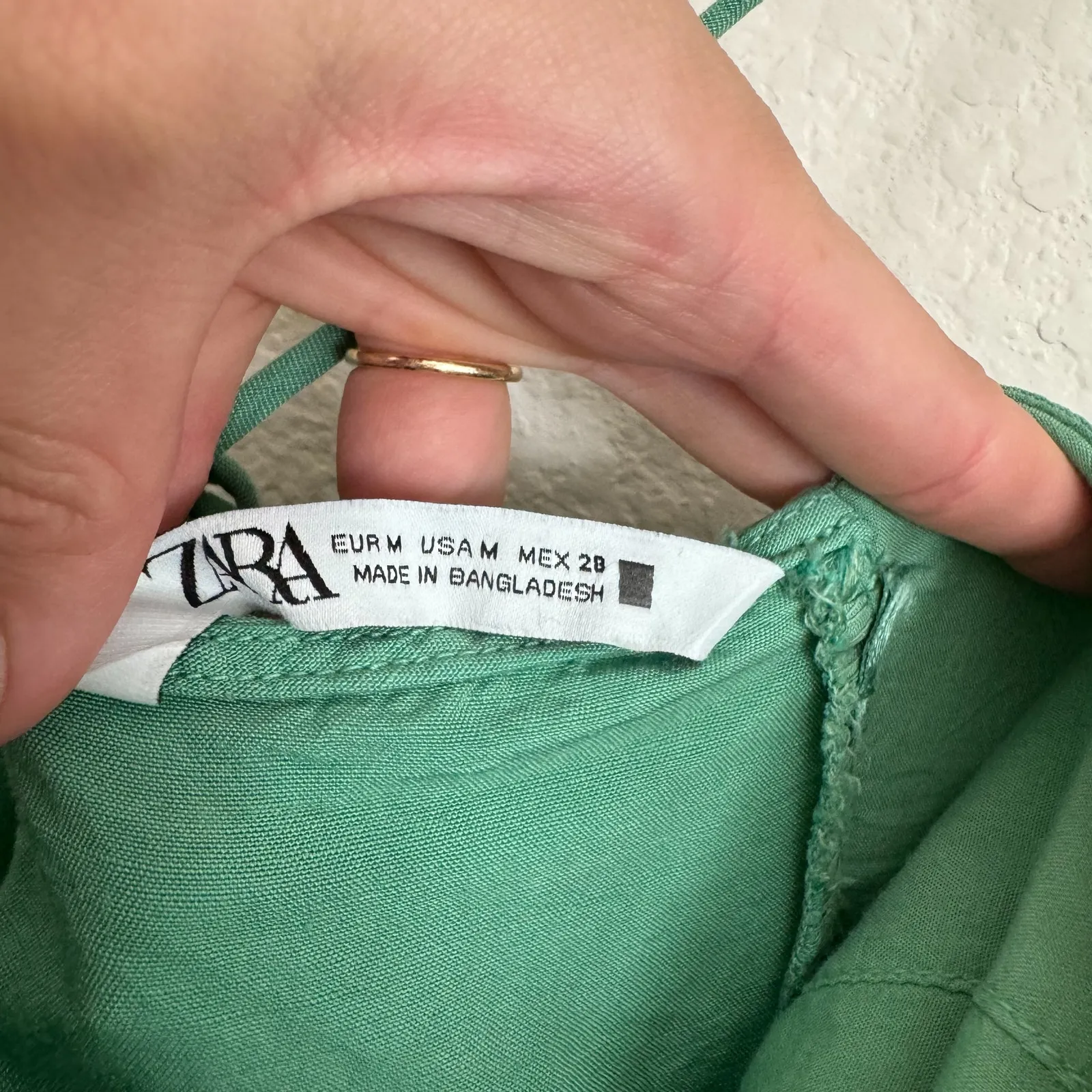 Zara Green Midi Dress - Image 4