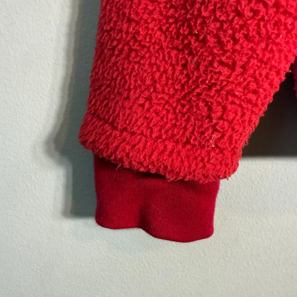 Vineyard Vines 1/4 Zip Colorblock Fleece Pullover Jacket Women's Small Pink Red - Image 11