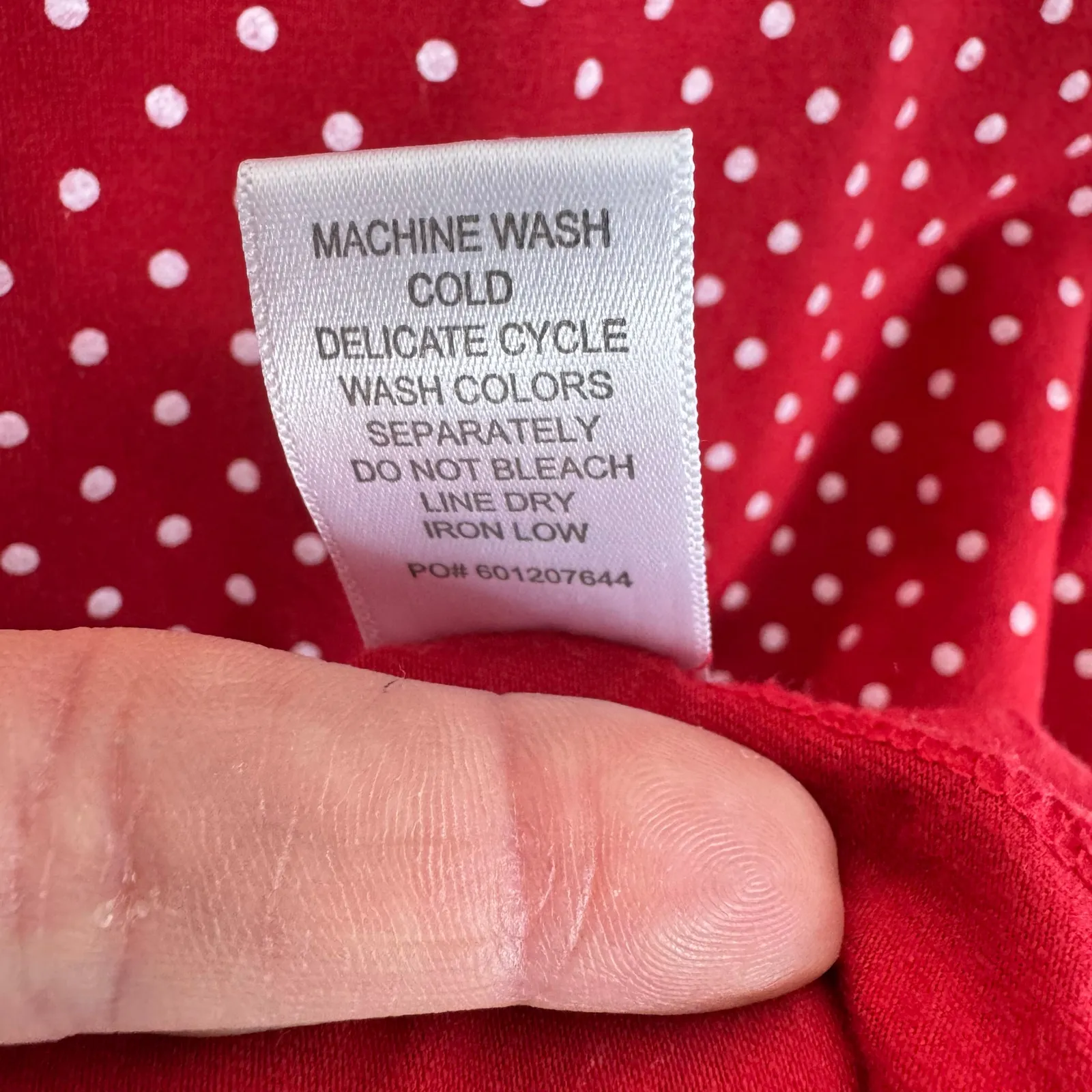 Country Store Red White Polka Dot Cotton Short Sleeve T - Image 6