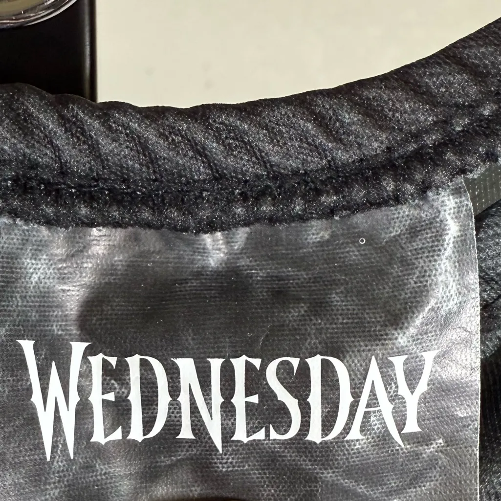 Pleated Midi Skirt Small Charcoal Gray Long Modest Gothcore Wednesday Addams - Image 6