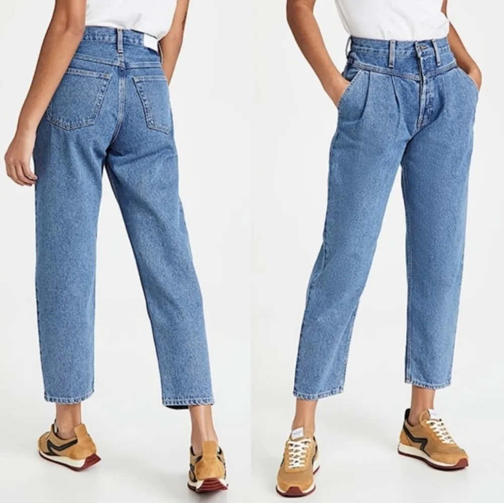 NWT RE/DONE 90s high rise loose jeans size 26 in color dusty worn Revolve - Image 8