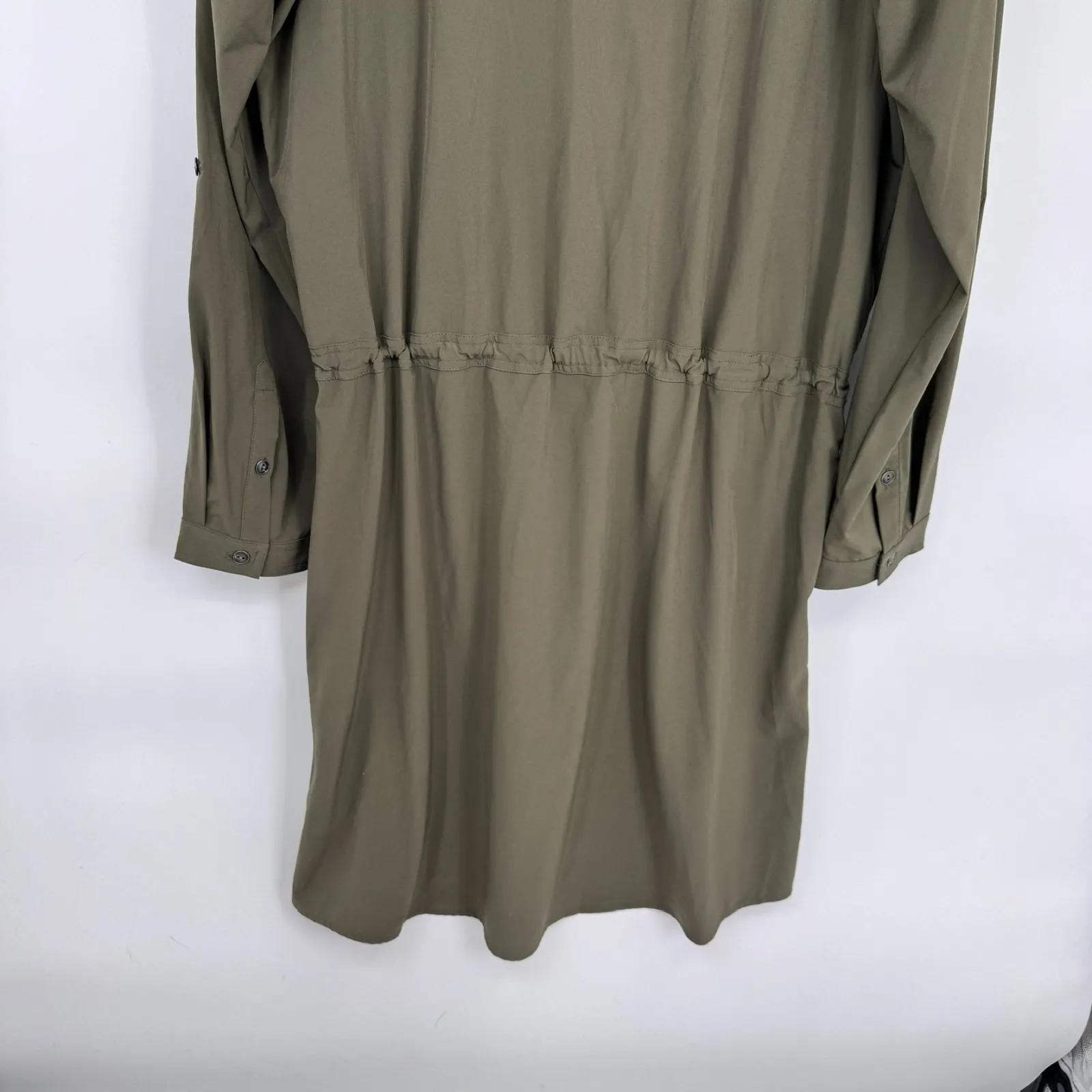 Orvis Performance Hiking Dress Womens L Olive Green Polyester Pockets Drawstring - Image 14