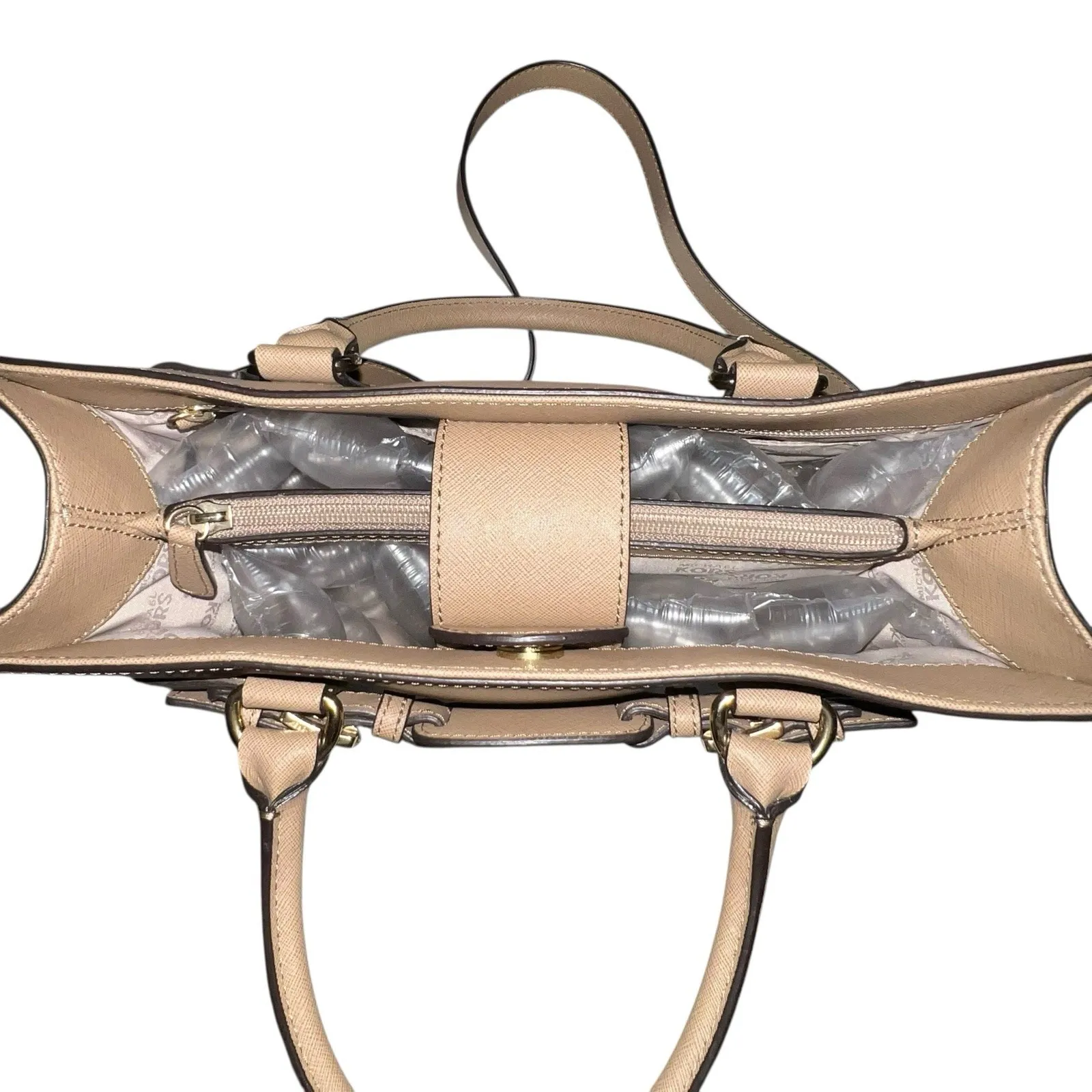 Michael Kors Saffiano Leather Hamilton East West Dark Khaki Satchel Shoulder bag - Image 7