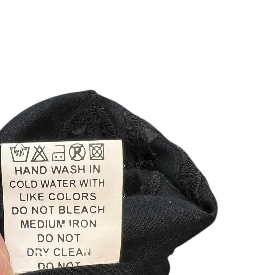 Ba&Sh Embroidered Top Blouse Short Sleeve Lace‎ Sleeve Black Size 3 US Large - Image 15