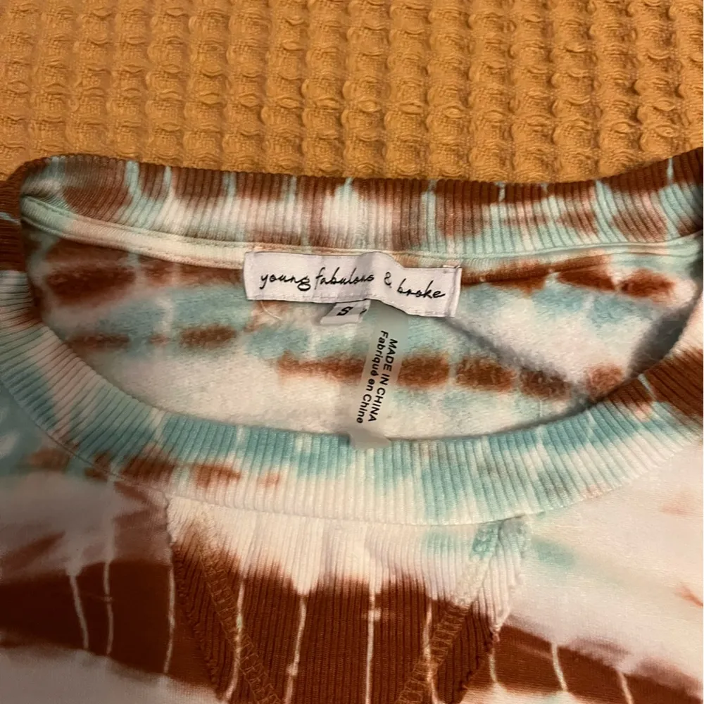 Young fabulous & broke tie dye long sleeve - Image 3
