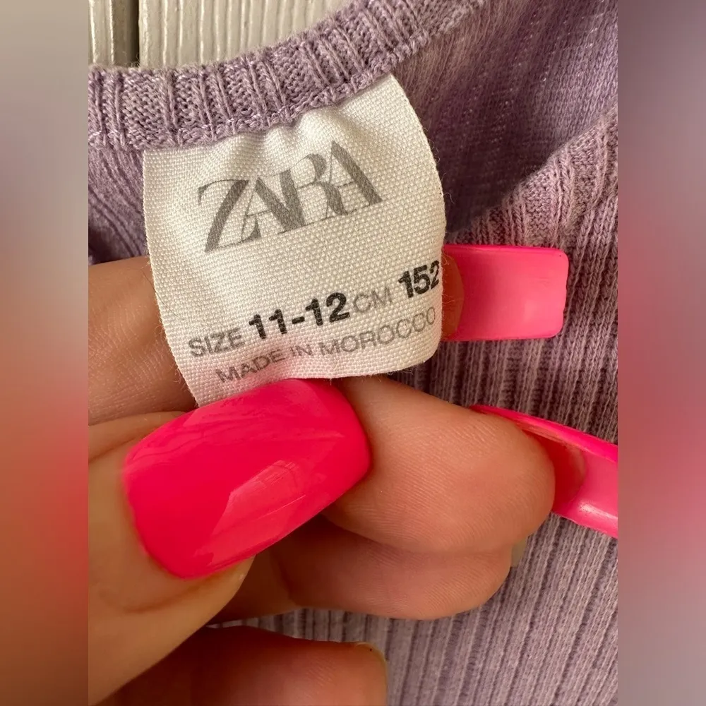 Zara Jumpsuit Womens 11 12 Large Pants Empire Waist Short Sleeves Wide Leg - Image 3