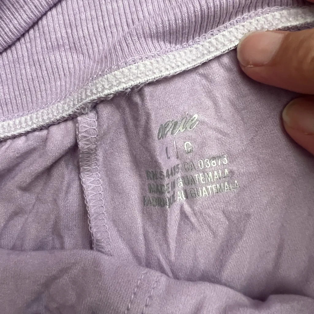 NWT aerie Lavender High-Waisted Shorts size L - Image 8