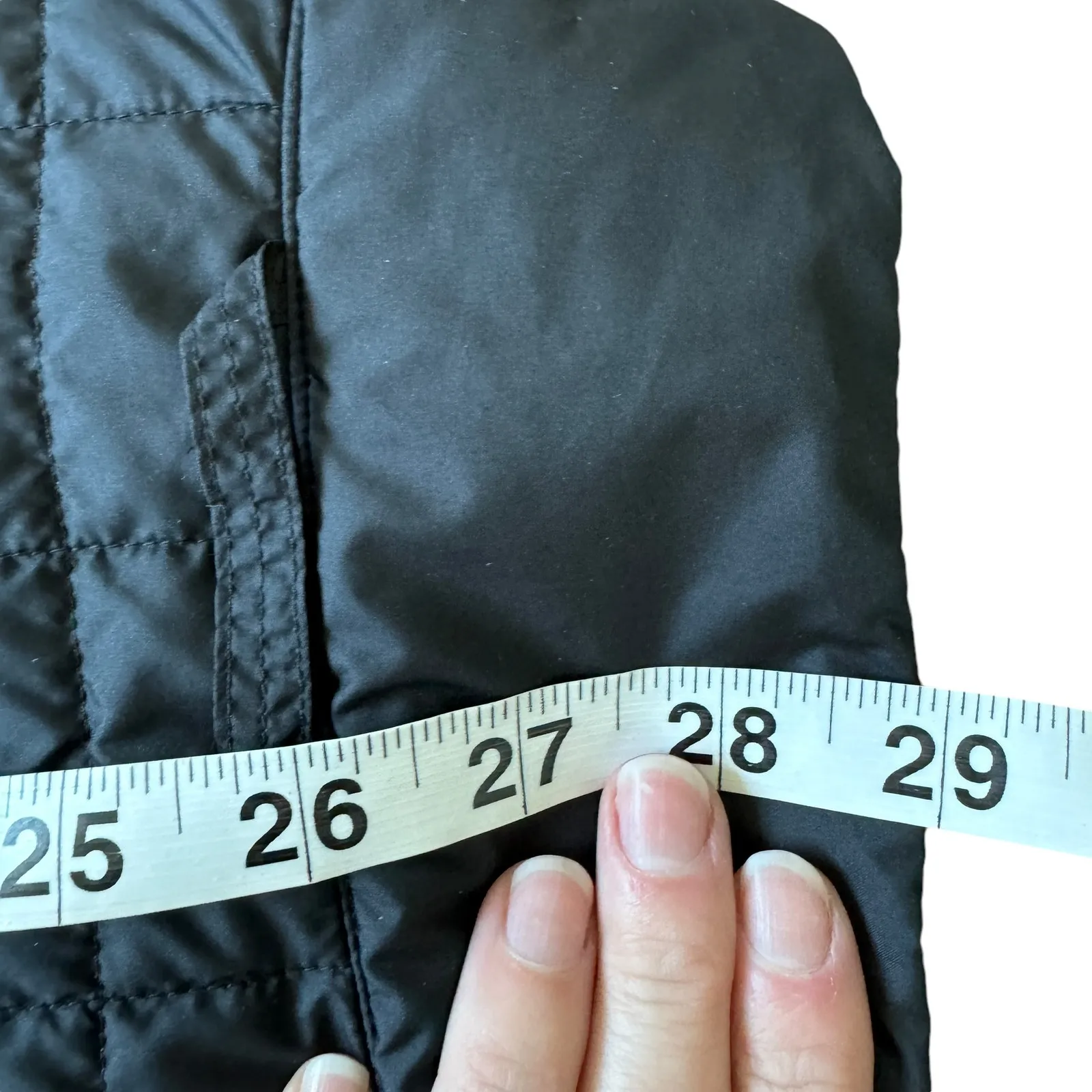 The North Face Quilted Black Jacket - Image 9