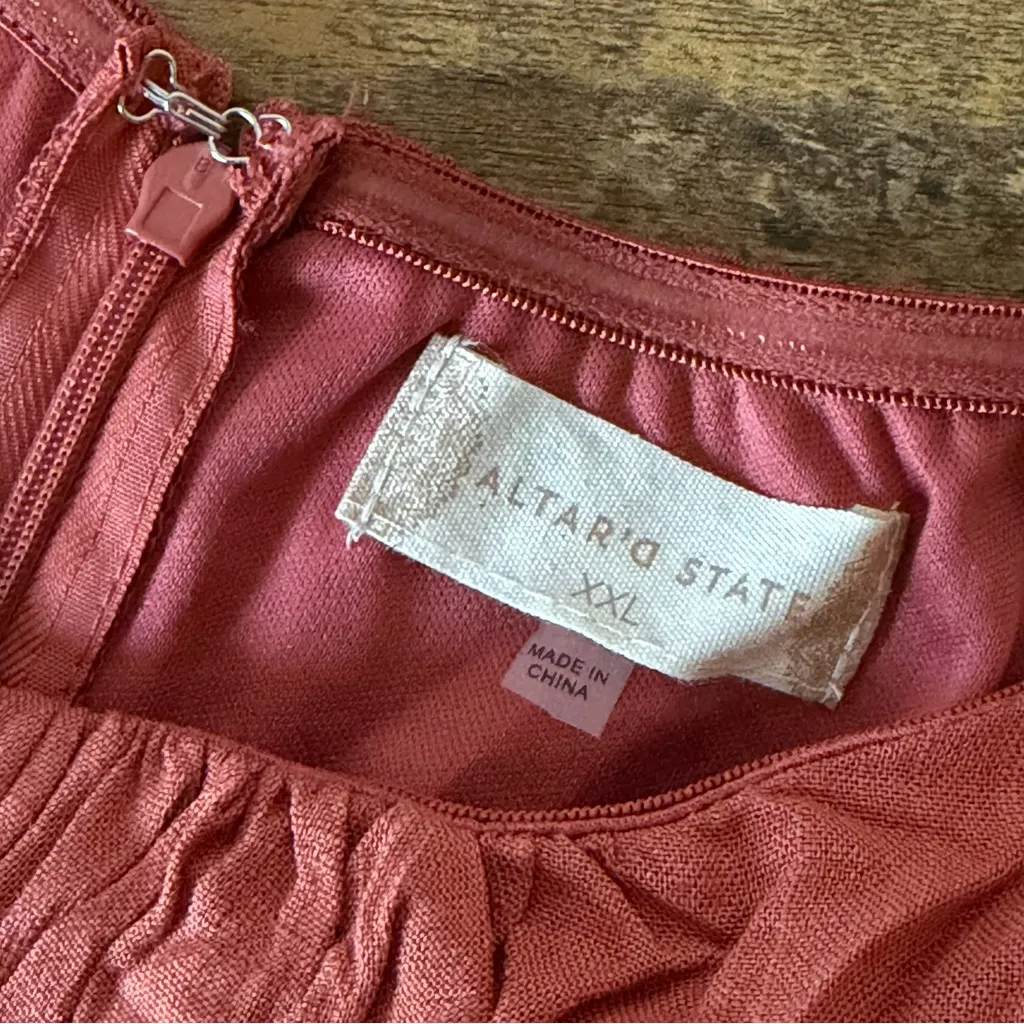 Altar’d State Romper in Rust Womens Size XXL NWT - Image 5