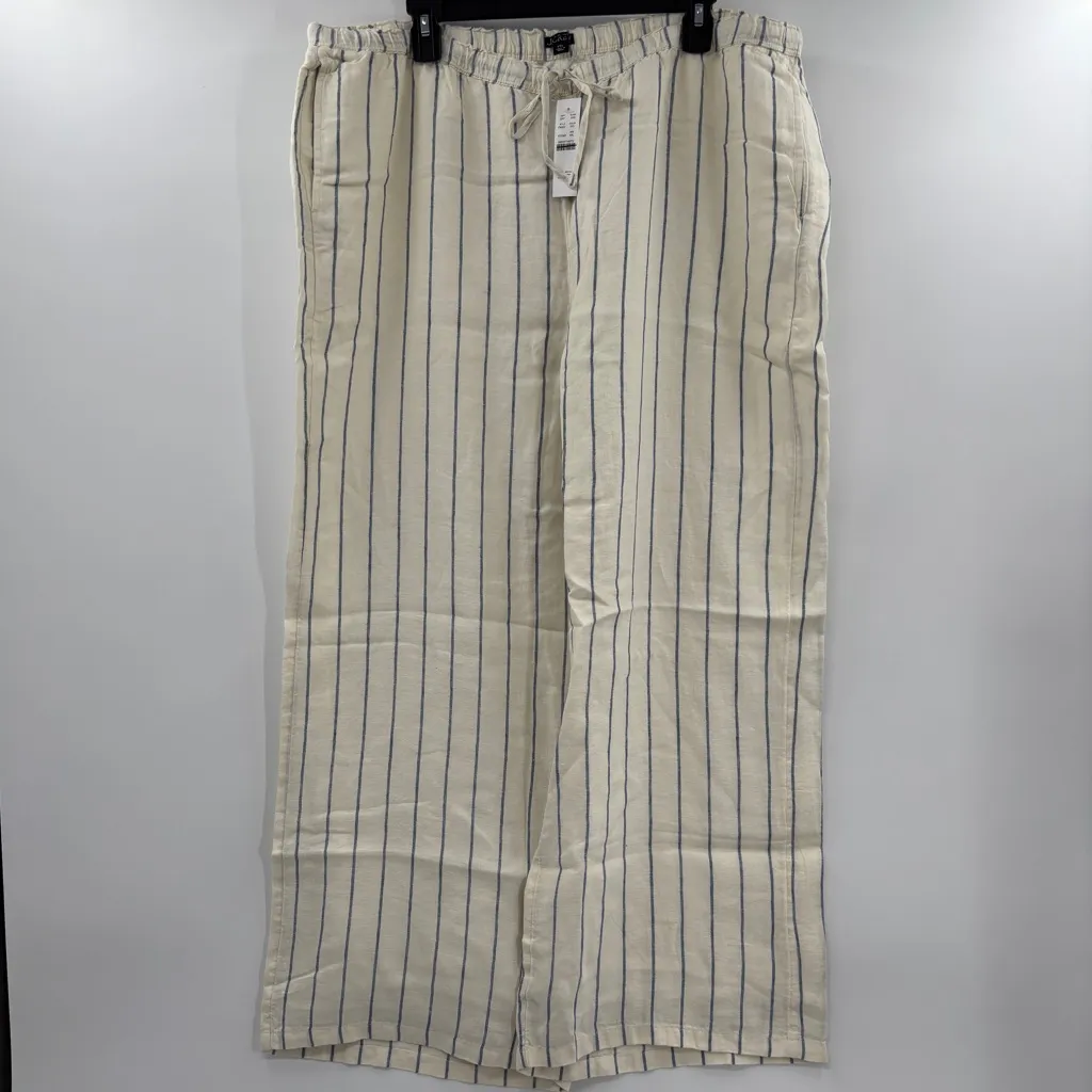 J.Crew Soleil pant in striped linen - Image 5