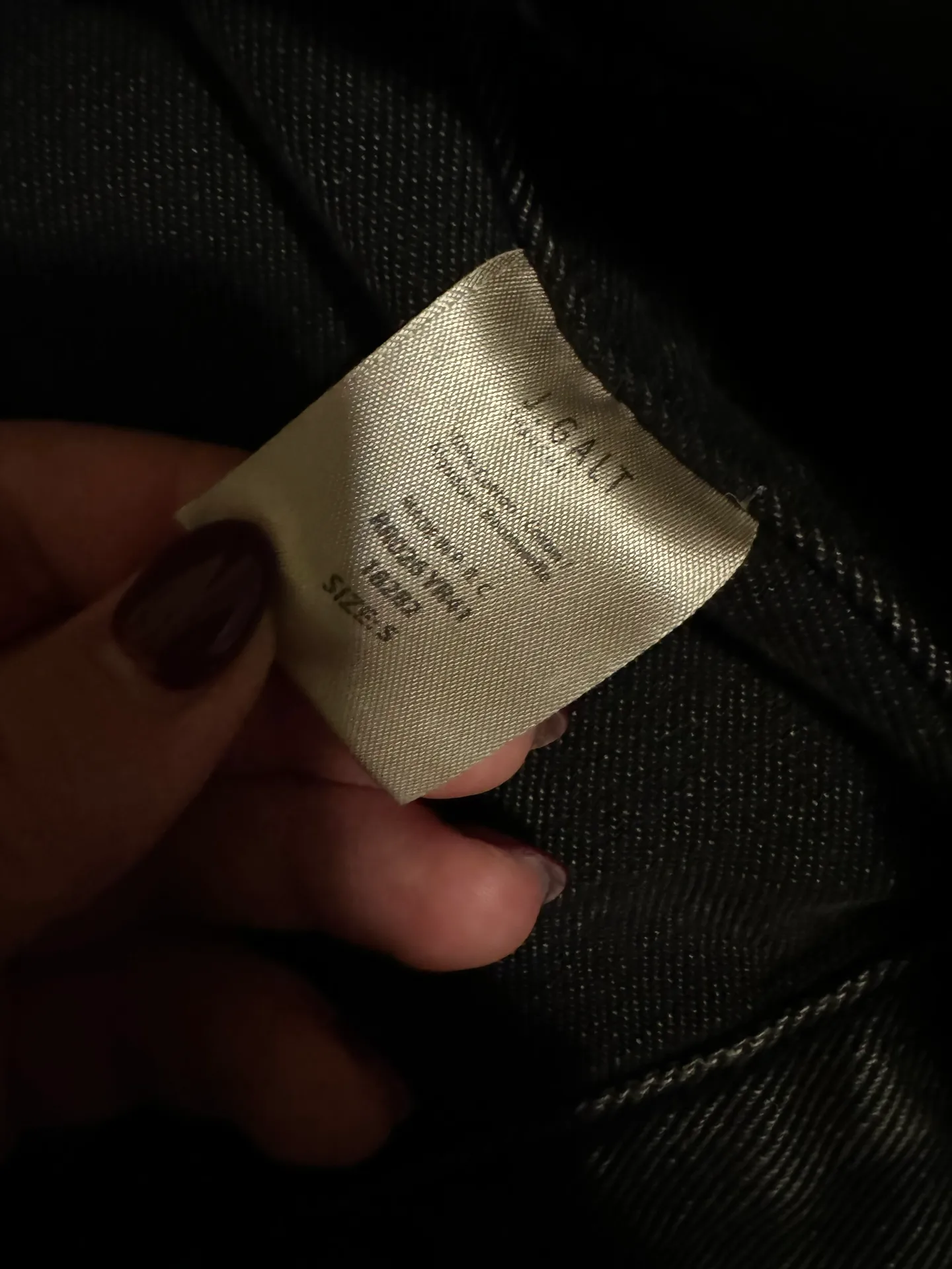 Boutique Black Jean Jacket - Image 2