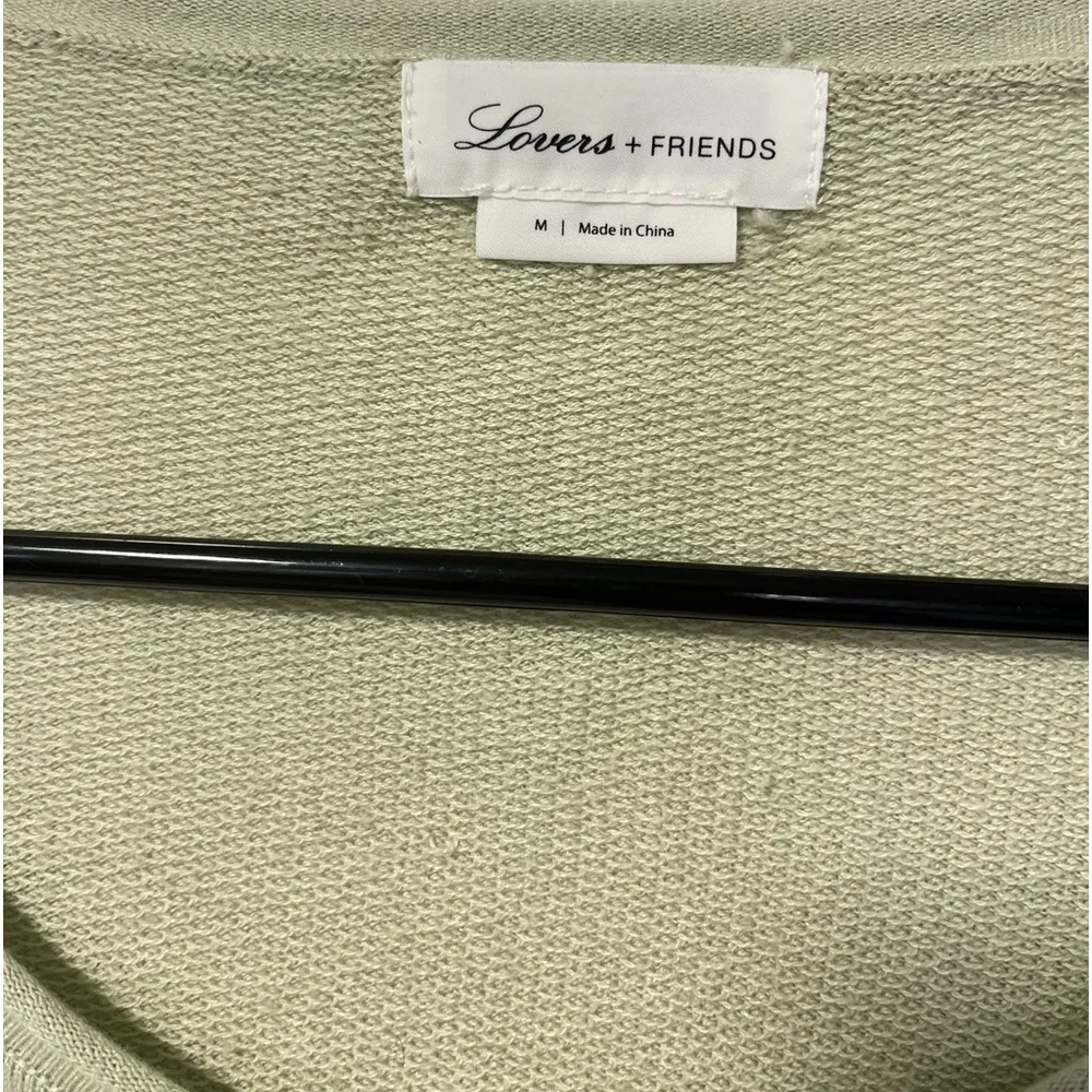 Lovers and Friends Mica Long sleeve lettuce hem top size medium - Image 4