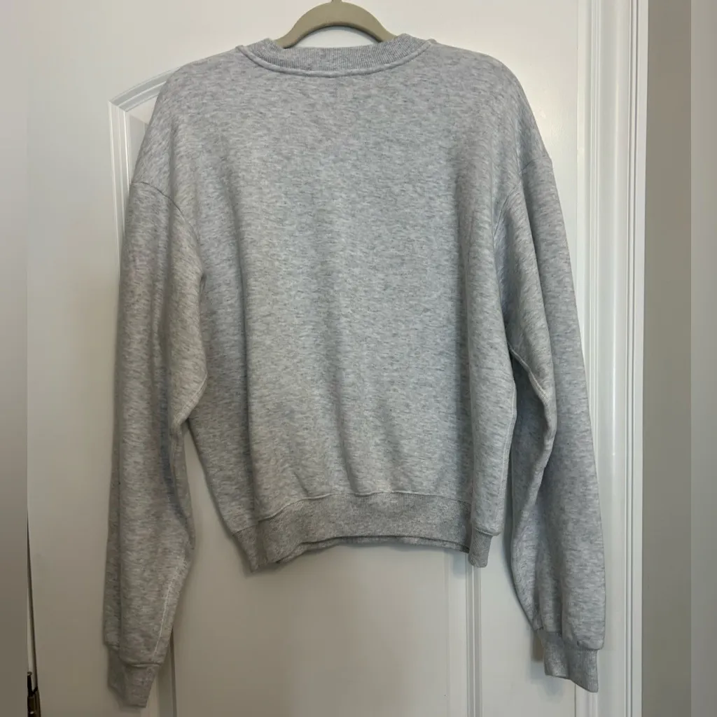 Skims Cotton Fleece Crewneck - Image 4
