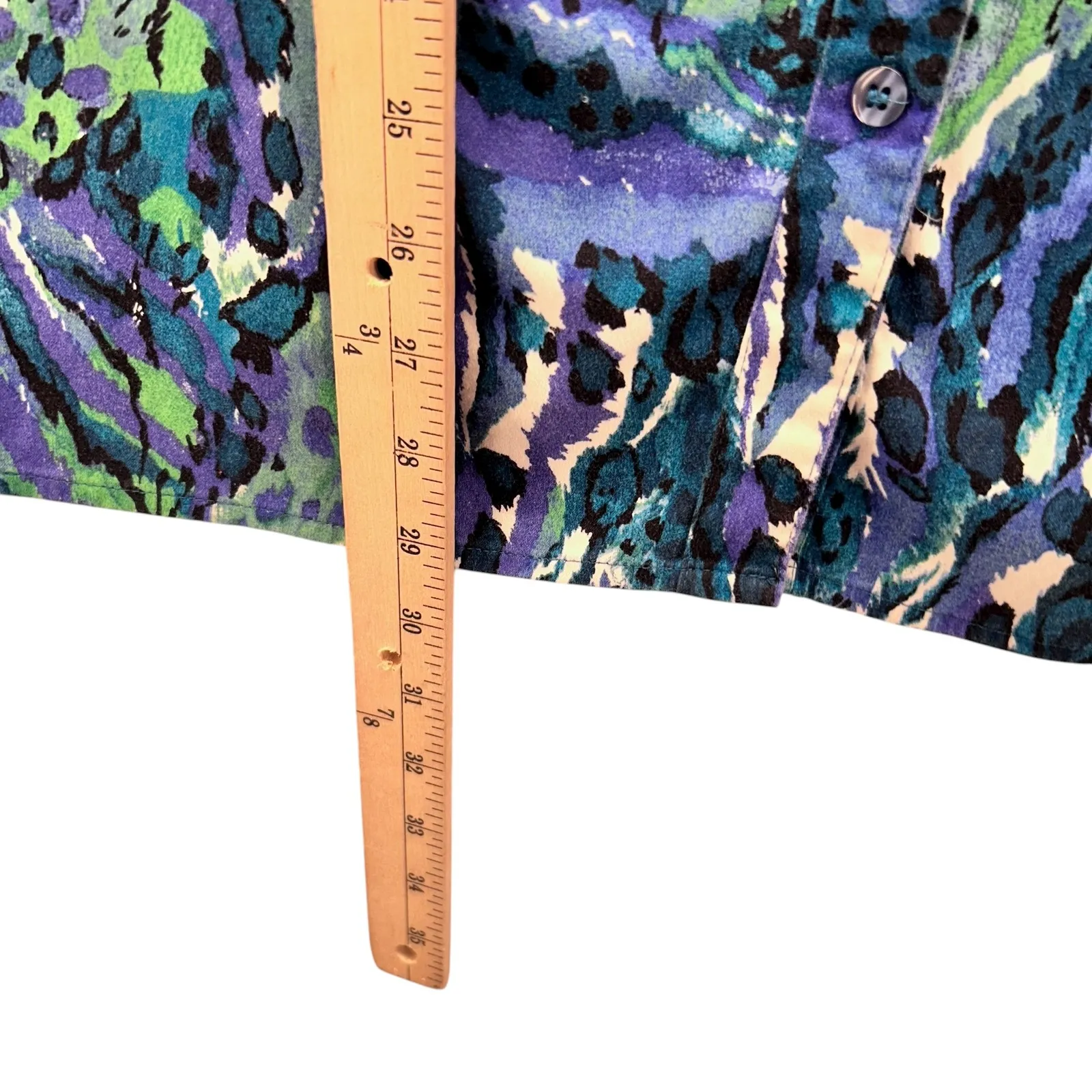 Maggie Barnes Maggie‎ Barnes Button Up Top Blue 20W - Image 10