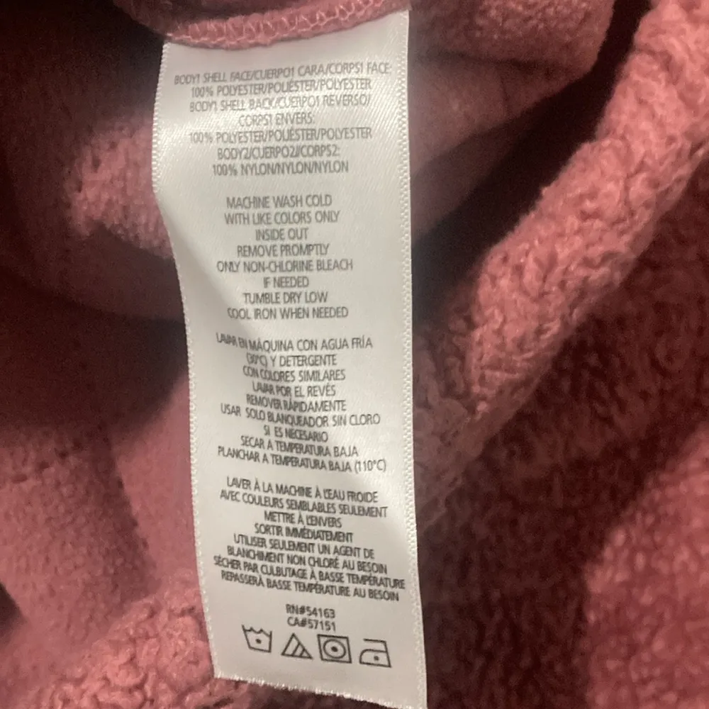 Calvin Klein Performance 1/4 Zip Sherpa Pullover Sweater Women’s Medium Pink - Image 8