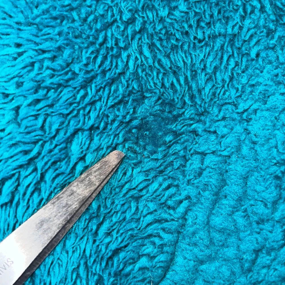 Mountain hardwear fuzzy jacket womens small teal pockets full zip up warm - Image 5