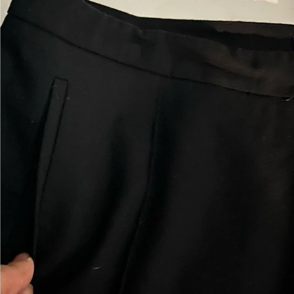 Armand Ventilo Black 100% Wool Lined High Rise Cuffed Pants Size 10 - Image 6