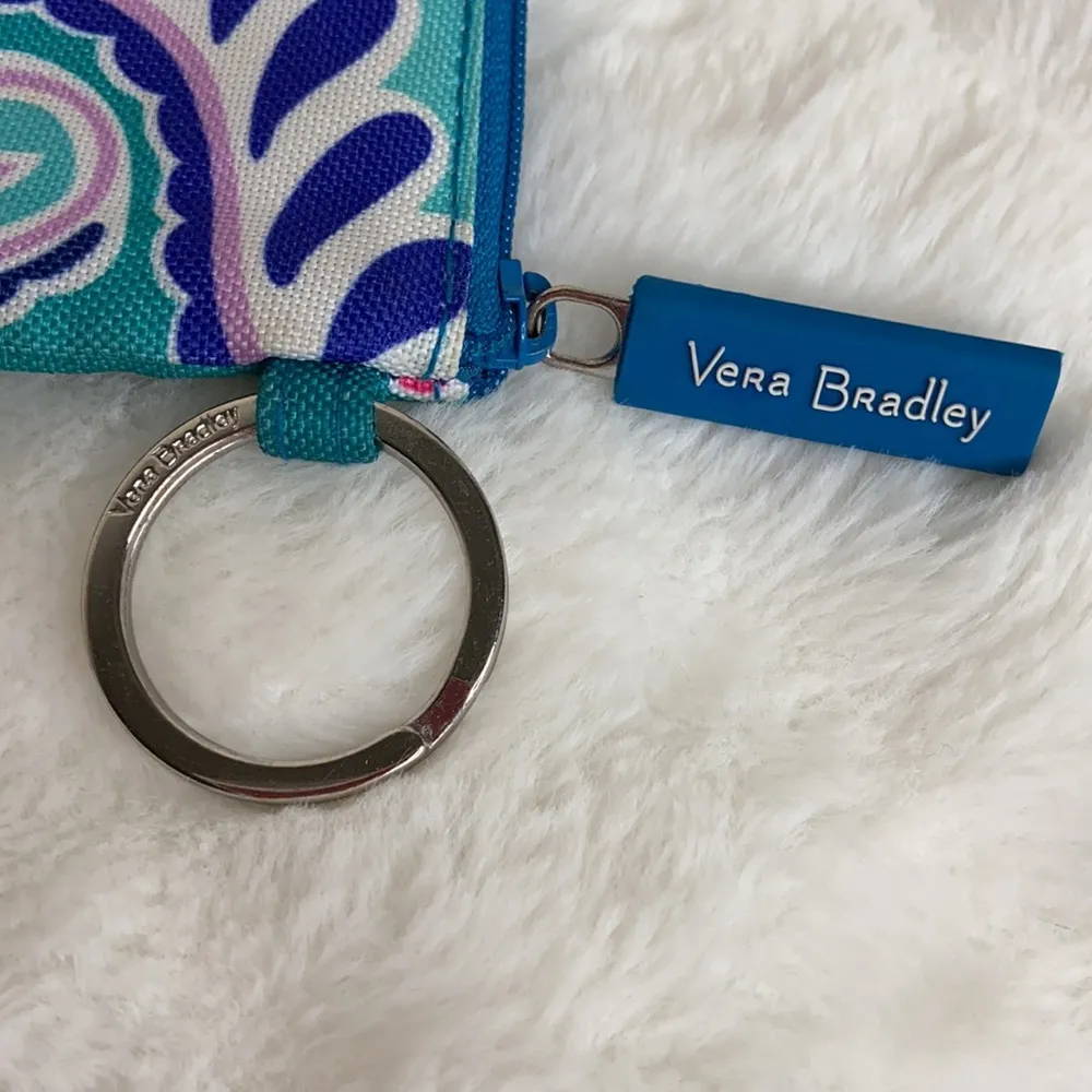 Vera Bradley Floral Quilted Zip ID Wallet - Image 12