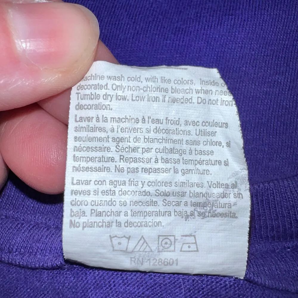 The United States of Dixie Unisex T Shirt Top NasshVille Short Sleeve Purple XL - Image 7