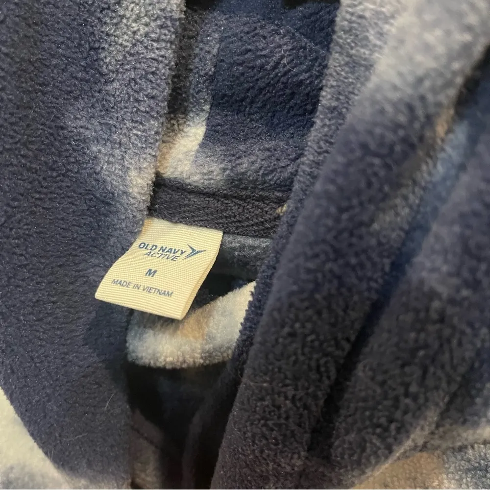 Blue and White Sweatshirt Tie-dye Crop style - Image 7