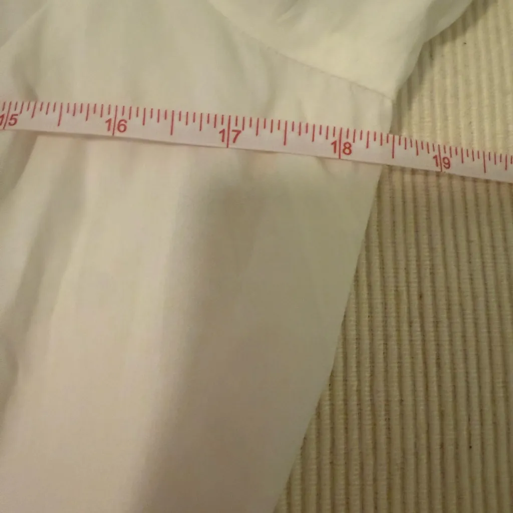 Caché White Ruched Zip Jacket Large (Fits Like Medium) Women’s - Image 7