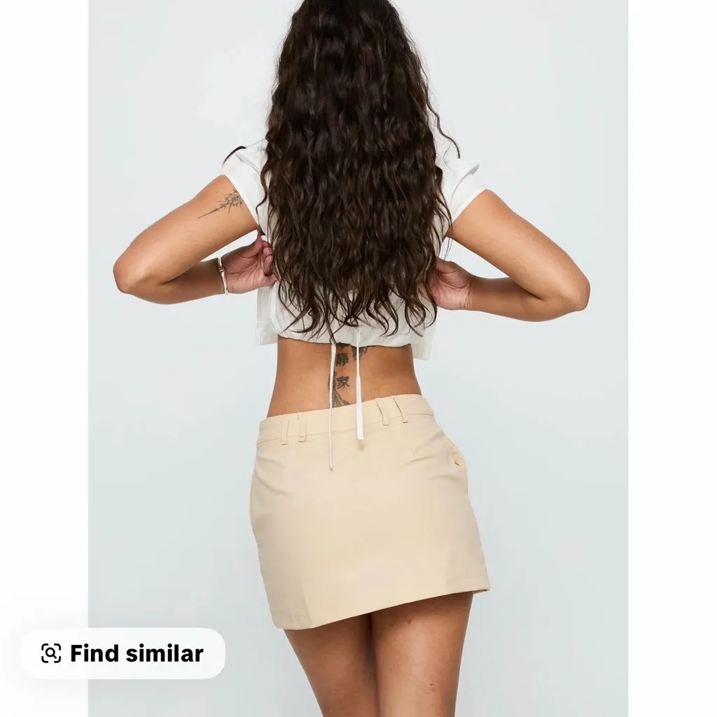 Princess Polly Low Rise Skort with Pockets - Image 4