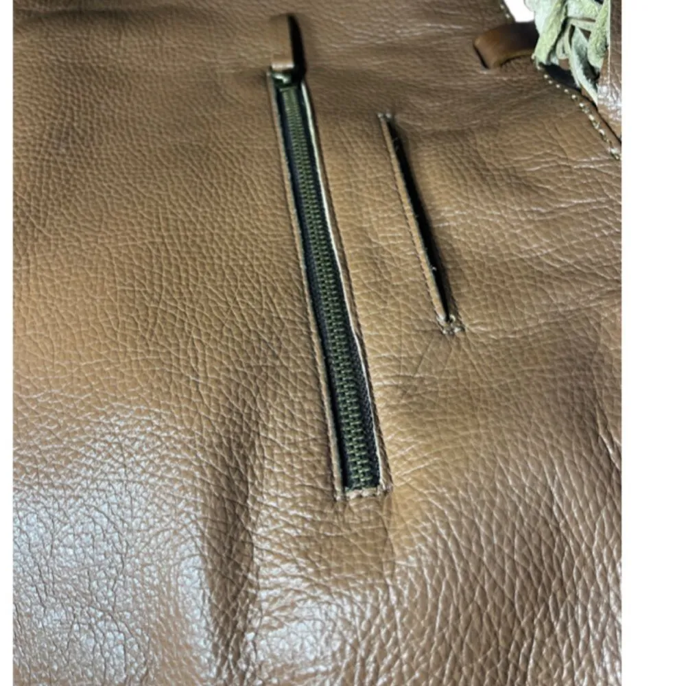 Carla Mancini Carmel camel brown tassel bag - Image 6