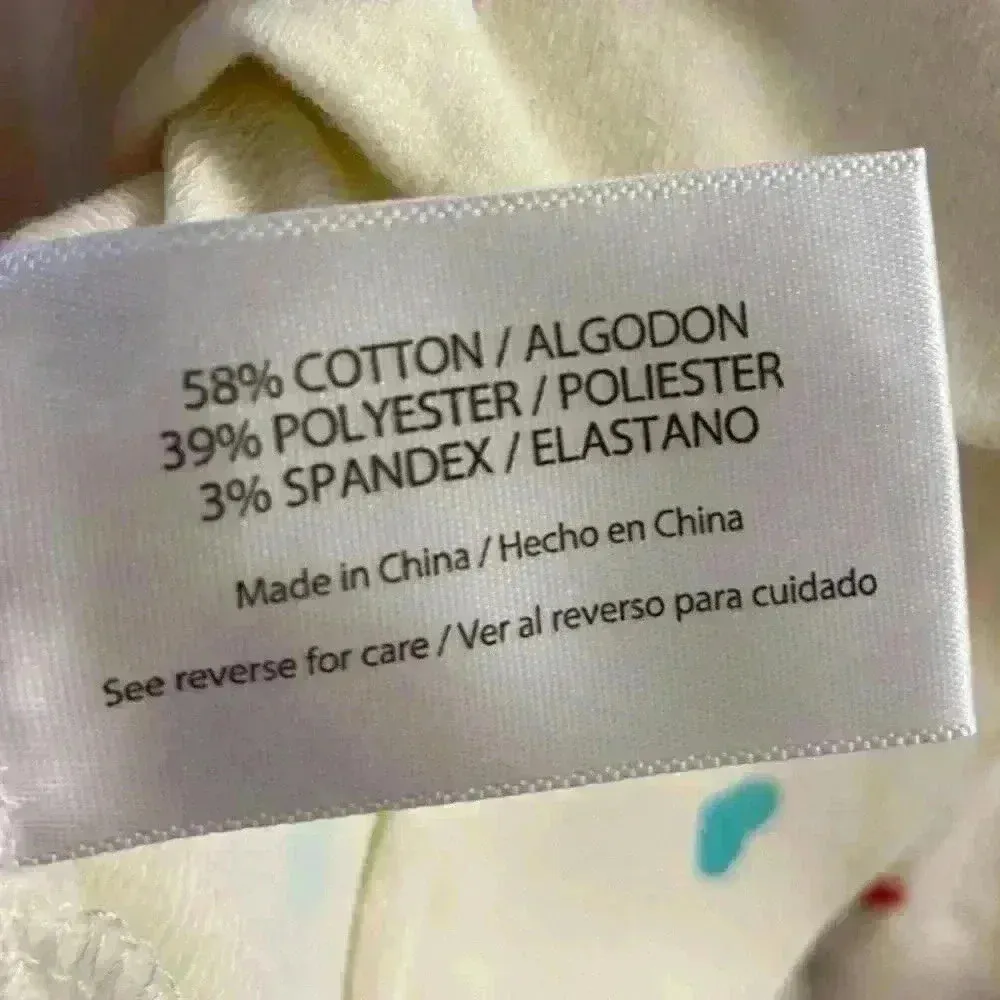 Wildfox  Beige Heart Print‎ Crewneck Pullover Medium - Image 6