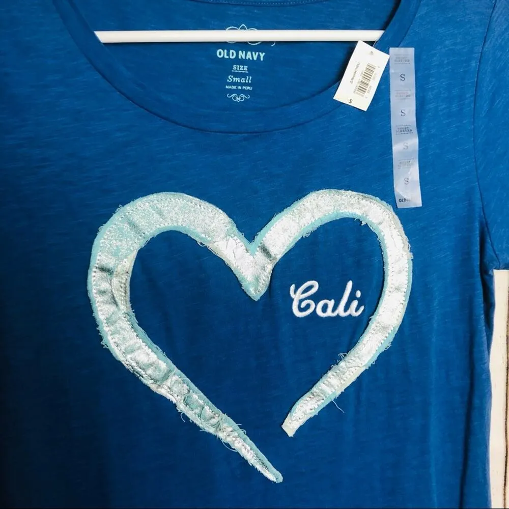 Old Navy Womens Graphic Short Sleeve Crew Neck Tee Sz S - Image 2