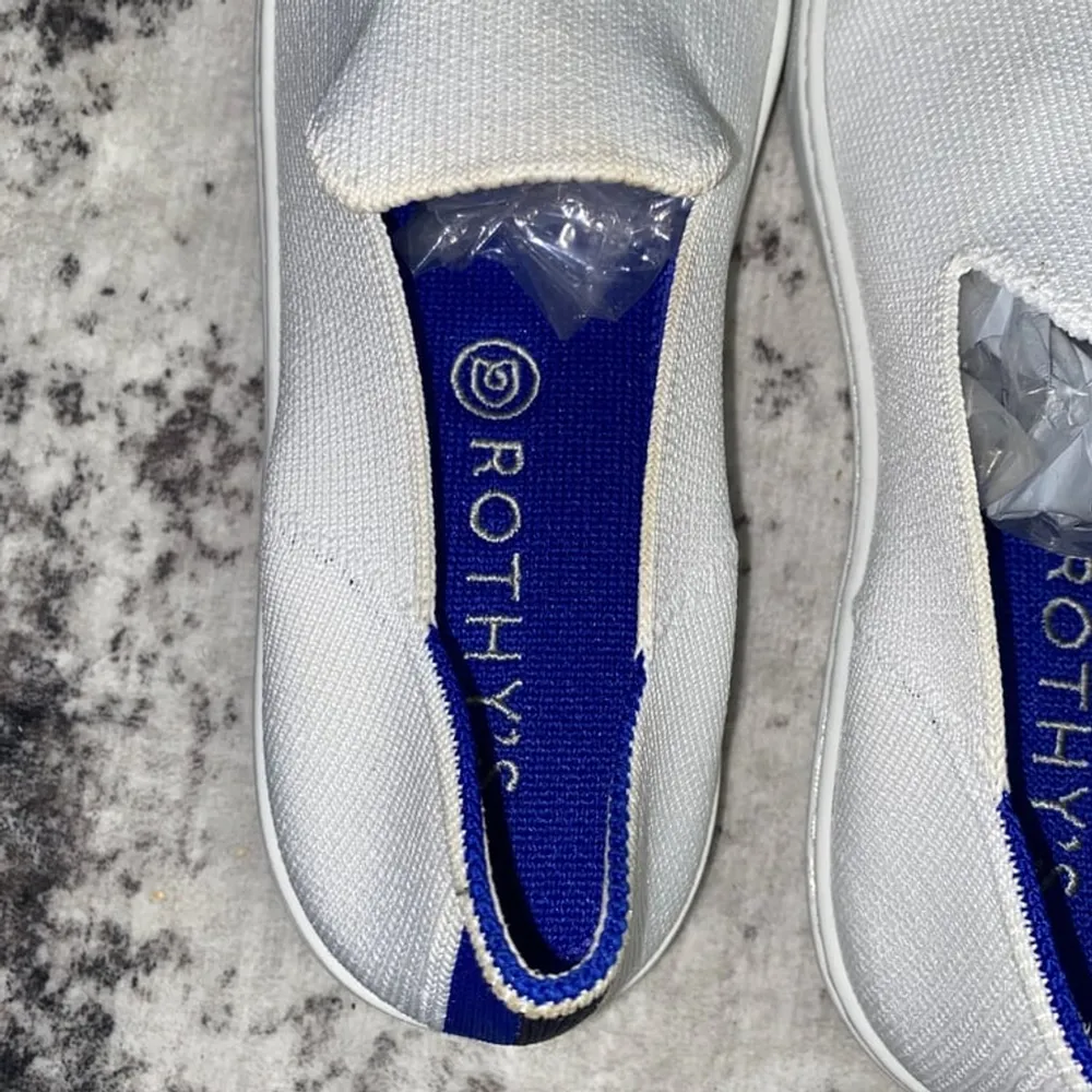 The Original Slip On Sneaker in Bright White | Rothy's Size 7 - Image 8