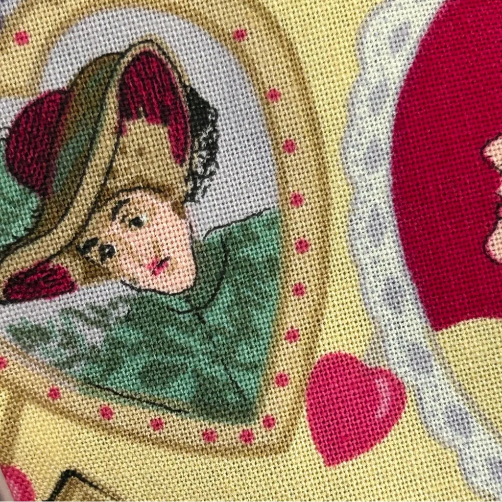 VTG 80s 90s 111 Main whimsical Victorian cottagecore Valentine’s Day vest S/M Pink Size undefined - Image 9