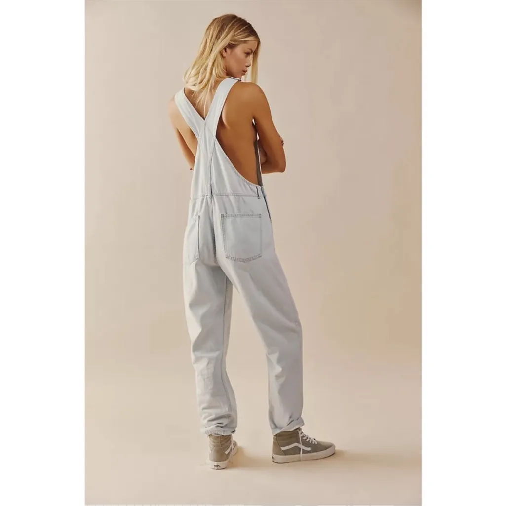 Free People We The Free Ziggy Denim Overall Womens Size S - Image 3