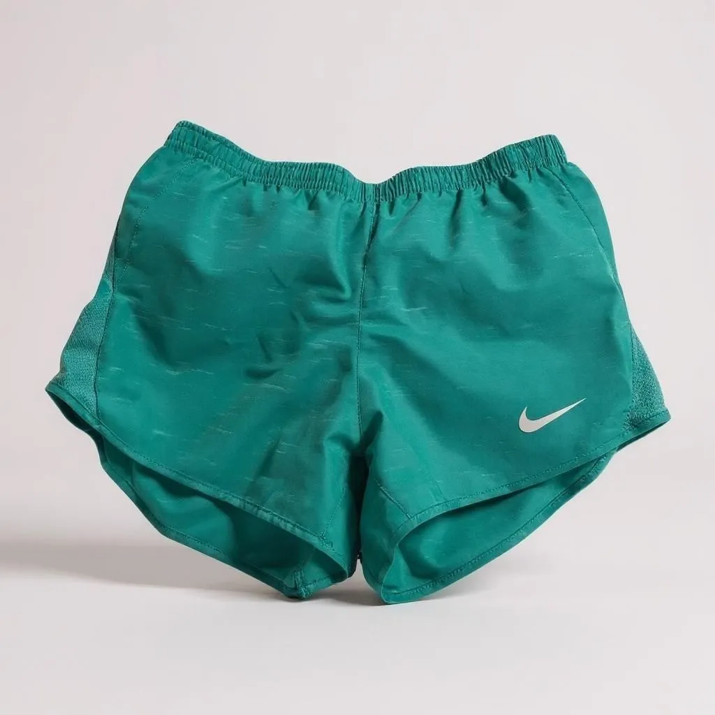 Nike Womens Teal Dri-FIT Running Shorts‎ Size M - Image 2